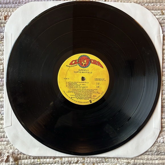 Curtis Mayfield - “Super Fly” (Original Soundtrack) Vinyl LP / OG Press - Picture 3 of 5